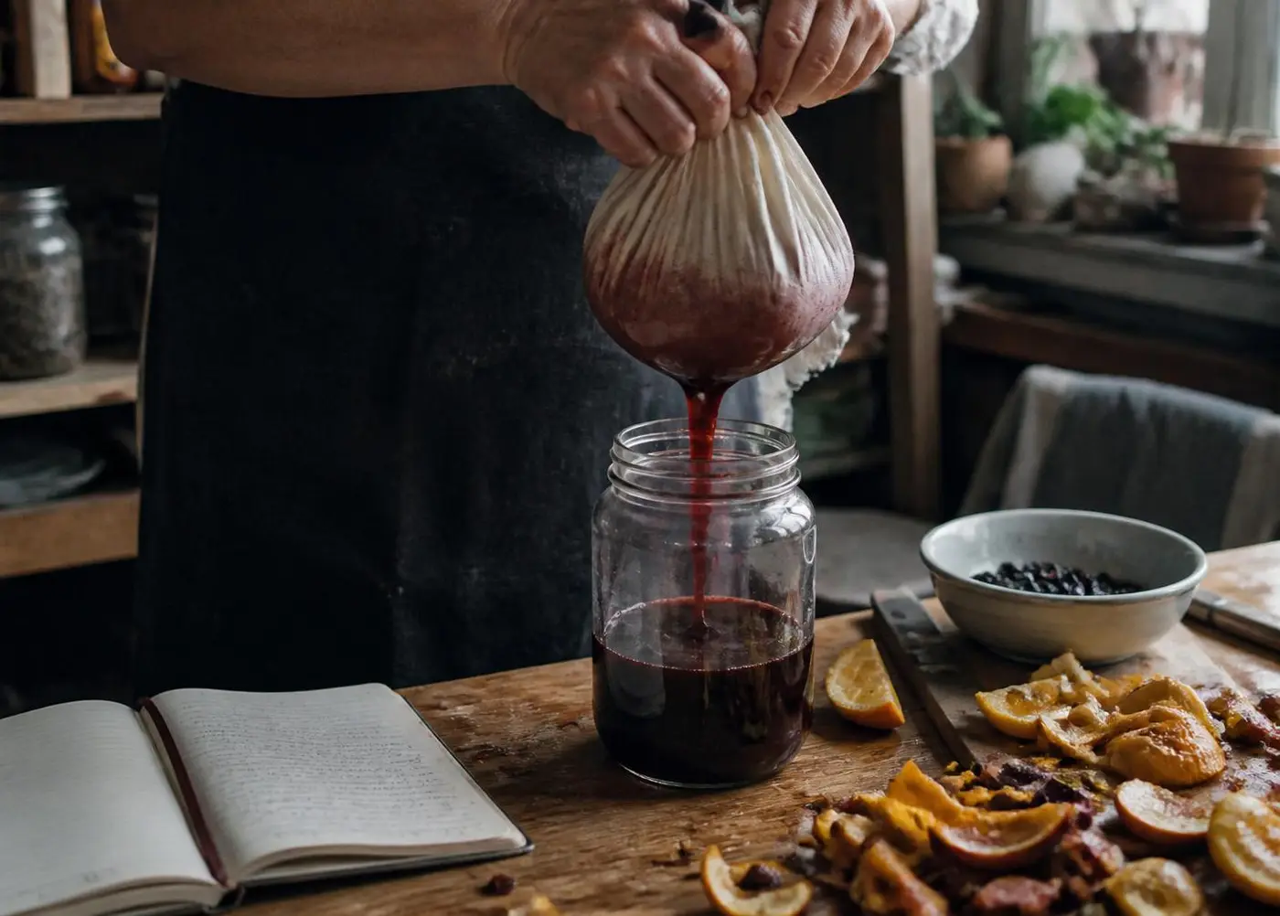 Préparation artisanale des infusions en atelier