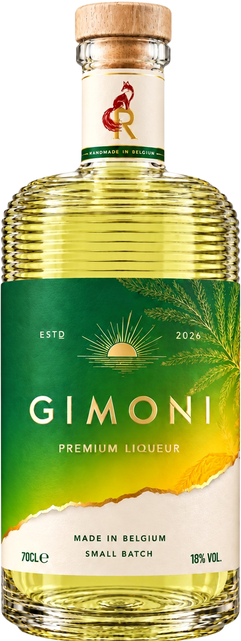 Bouteille Gimoni — liqueur premium citron